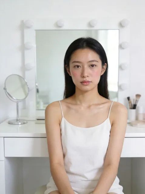 脸部试妆